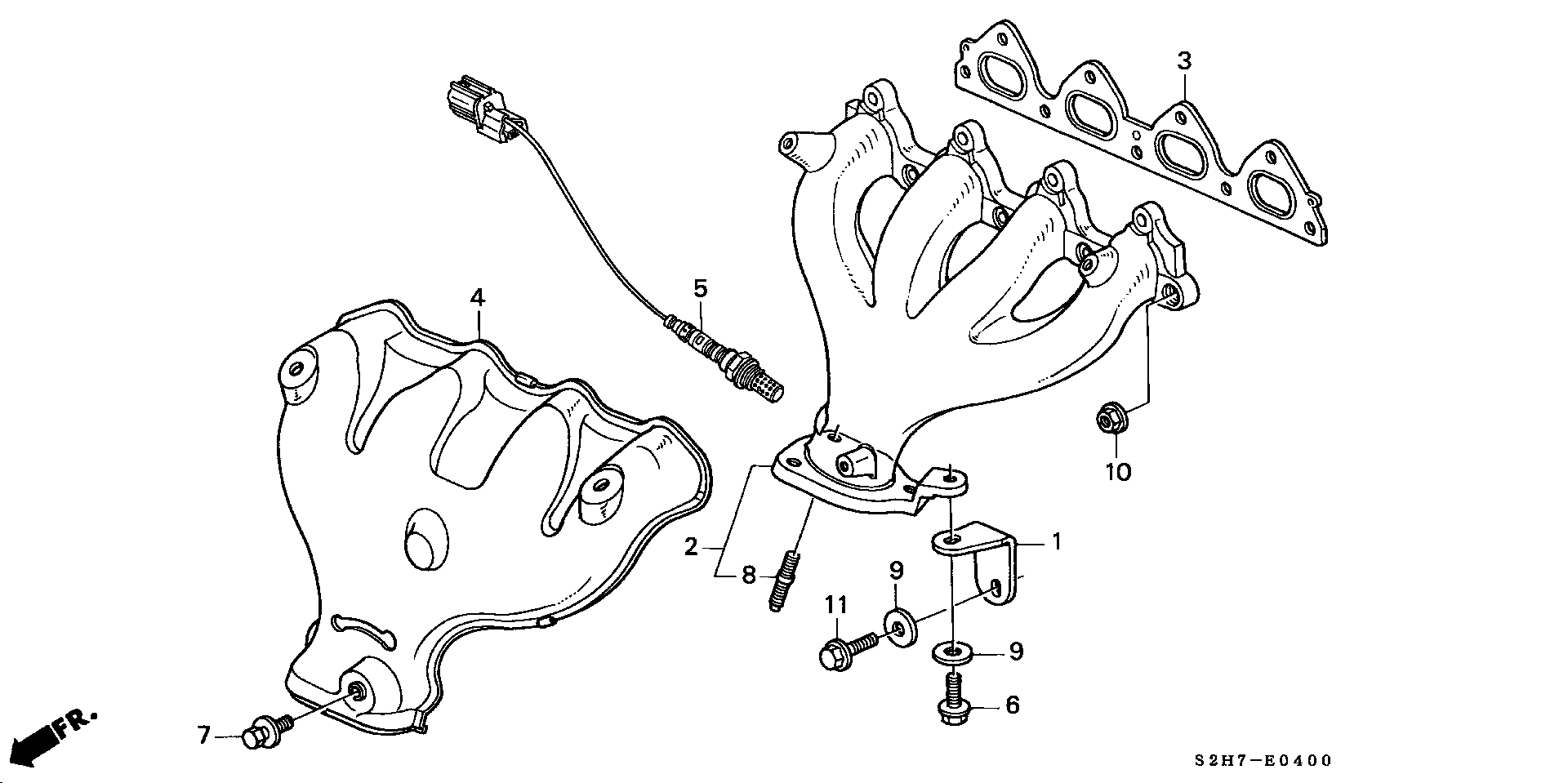 Honda 36531P2EG01 - Αισθητήρας λάμδα parts5.com