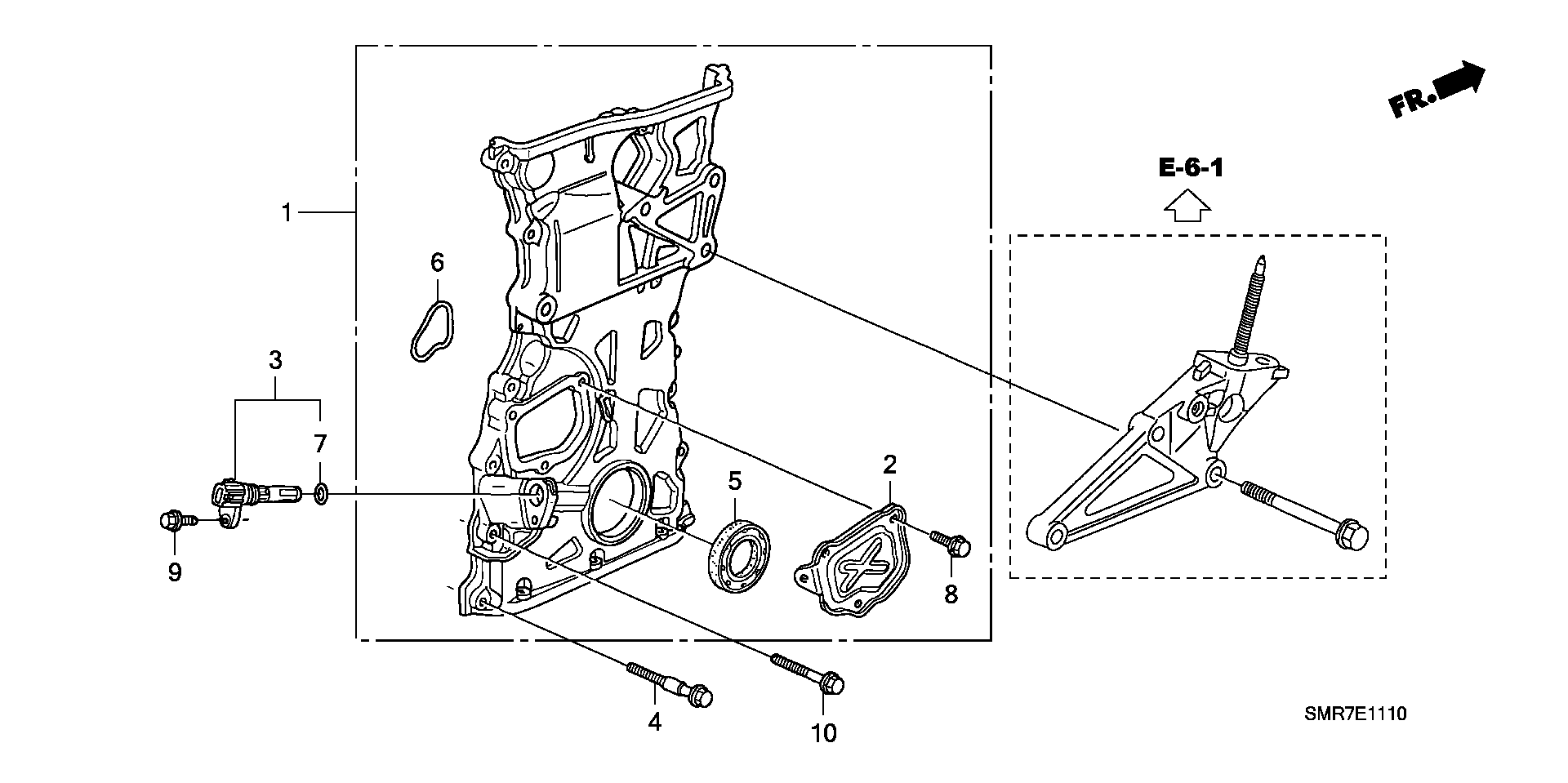 ACURA 91212-RTA-003 - Tesniaci krúżok vačkového hriadeľa parts5.com