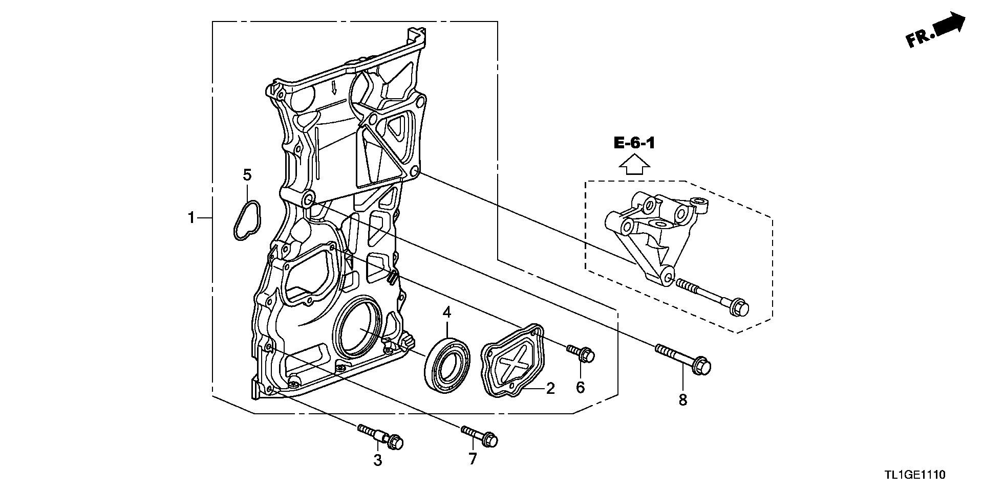 Honda 91212-RNA-A01 - Tesniaci krúżok kľukového hriadeľa parts5.com