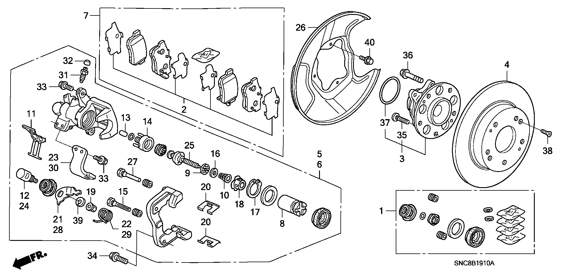 ACURA 43022-S5A-J00 - Jarrupala, levyjarru parts5.com