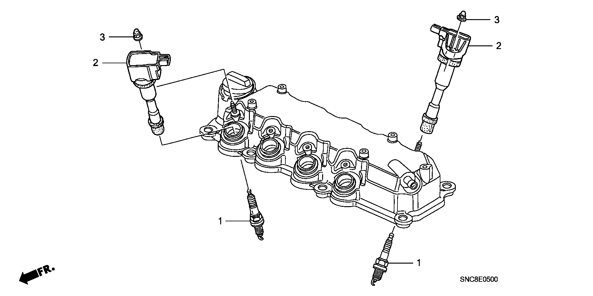 Honda 12290-RMX-003 - Gyújtógyertya parts5.com