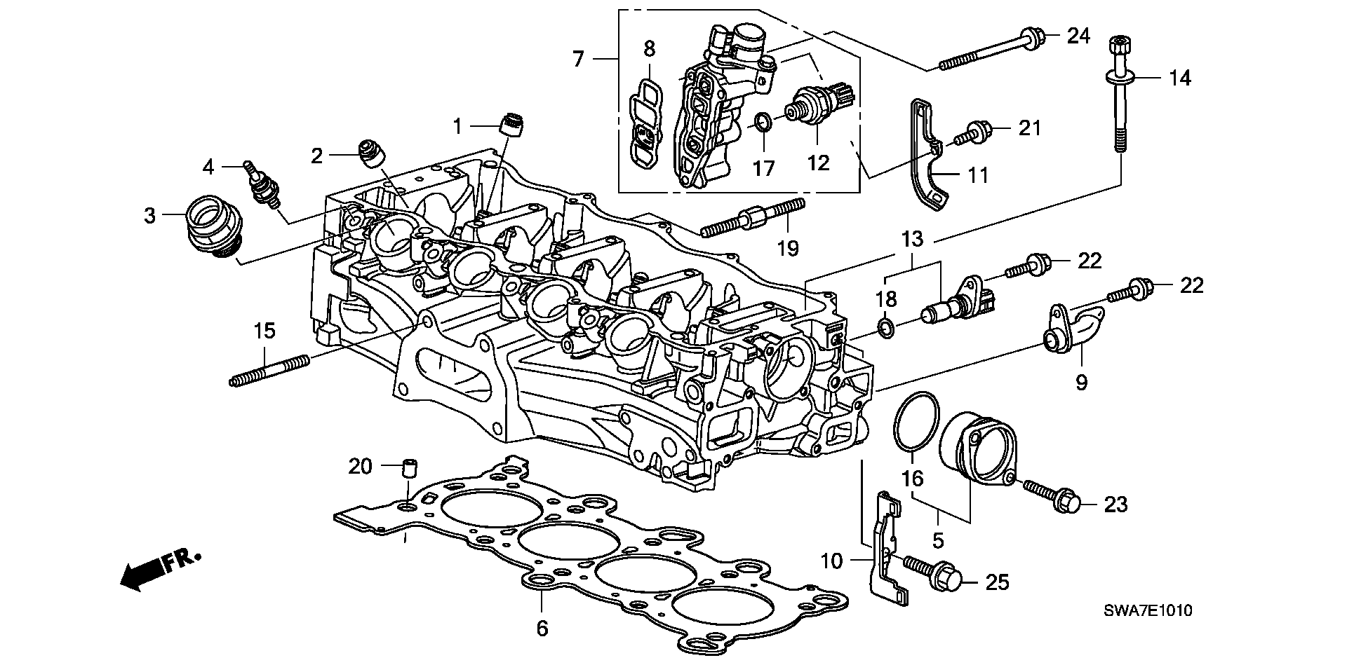 Honda 12211-P45-G01 - Tesnilni obroc, steblo ventila parts5.com