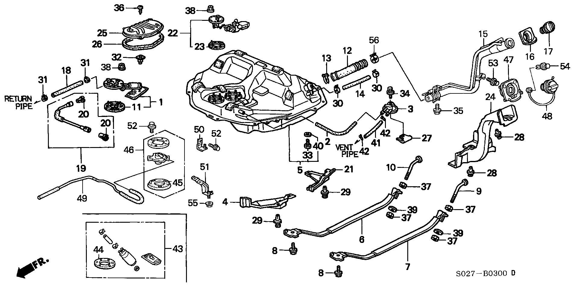 Honda 17040S01A30* - Pompa combustibil parts5.com