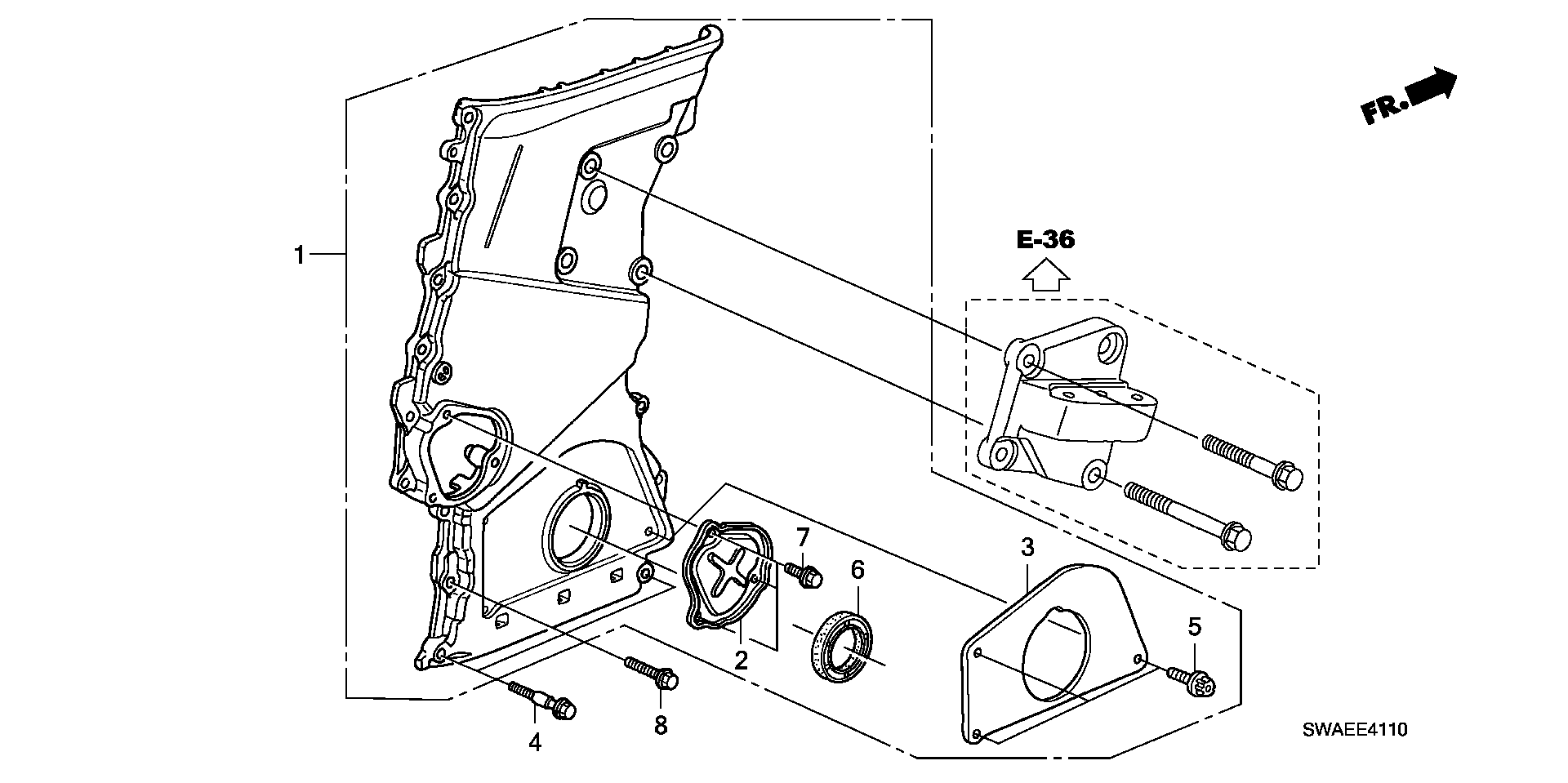 Honda 91212-RBD-E01 - Yağ keçesi, Krank mili parts5.com