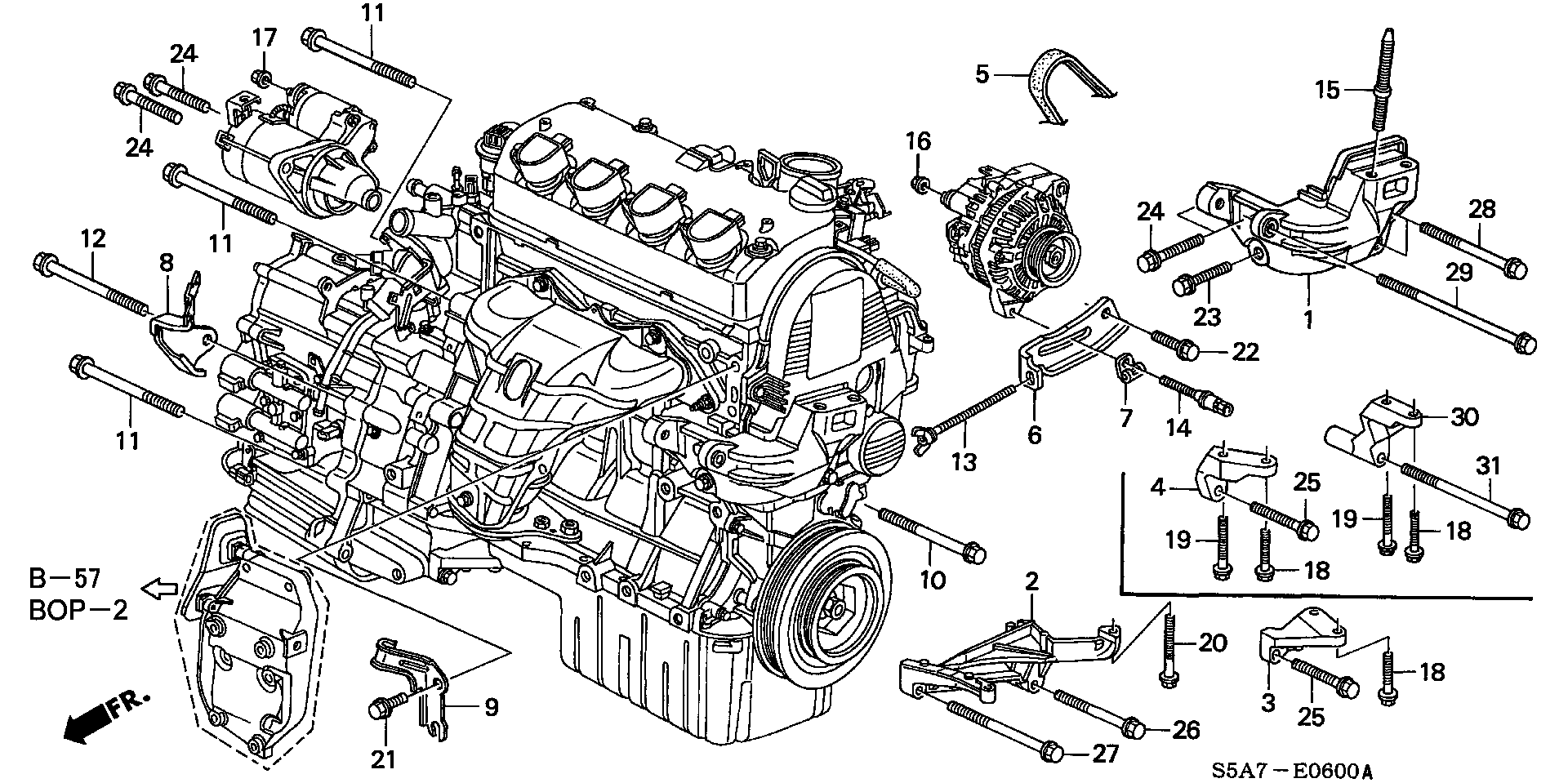 MAZDA 31110PLAE01 - Ozubený klínový řemen parts5.com