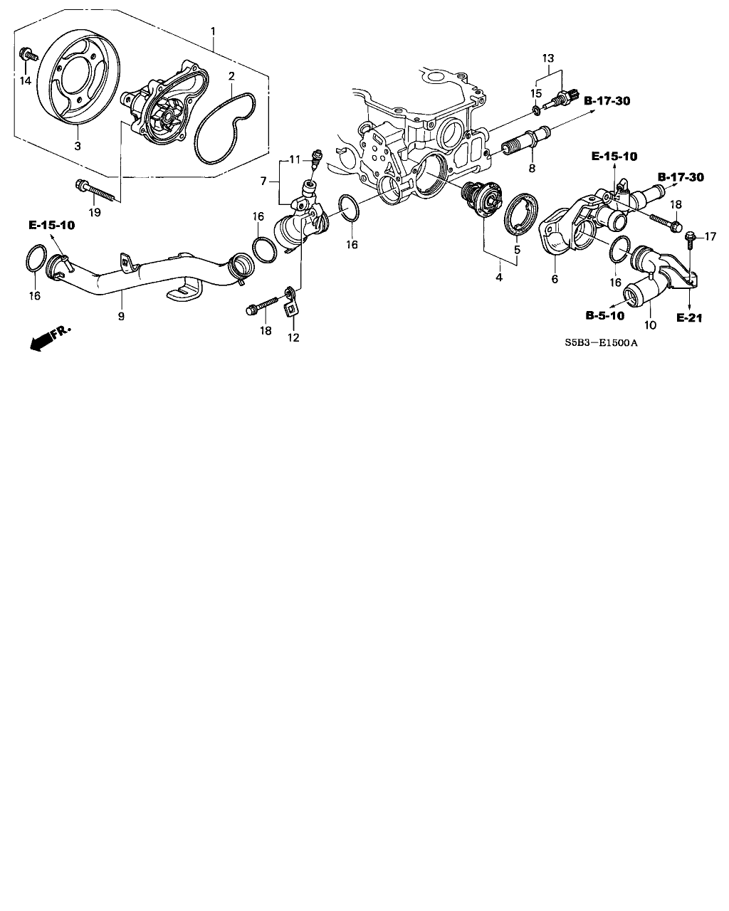 Honda 91314-634-000 - Tesnilka, sesalni razdelilnik parts5.com