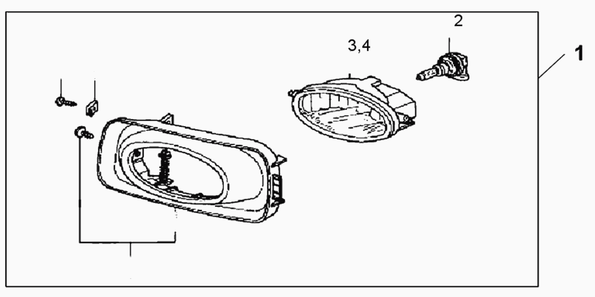 Honda 33165-S5A-003 - Bulb, cornering light parts5.com