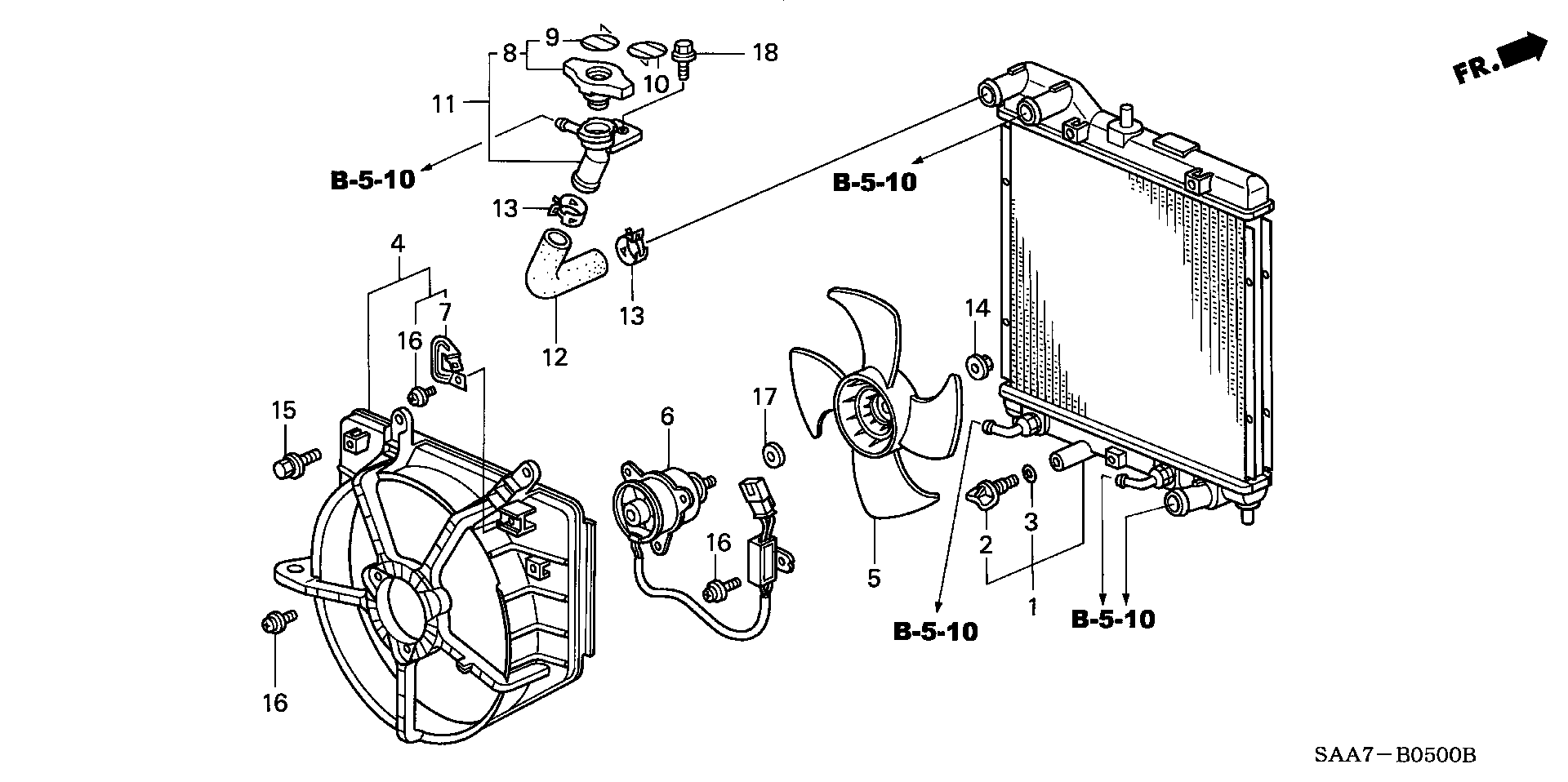 Honda 19045P08014 - Korek, chłodnica parts5.com