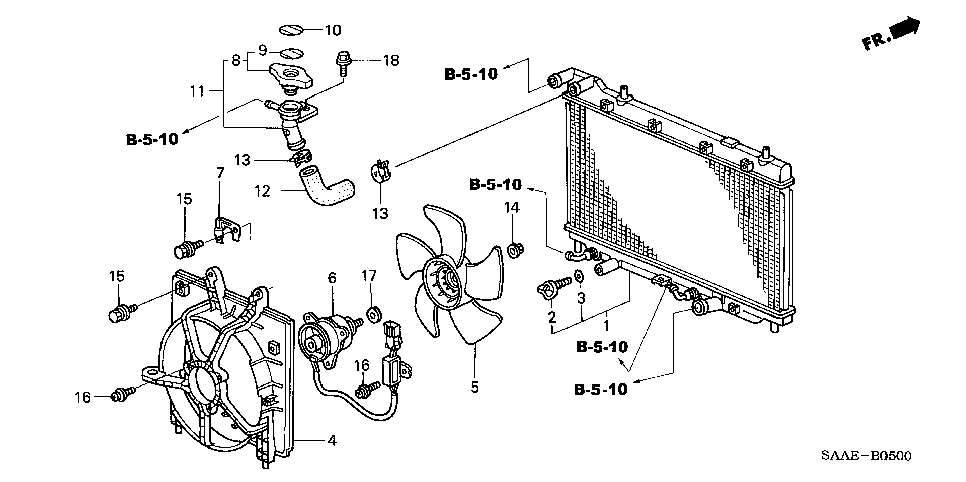 Honda 19045PNC004 - Tapa, radiador parts5.com