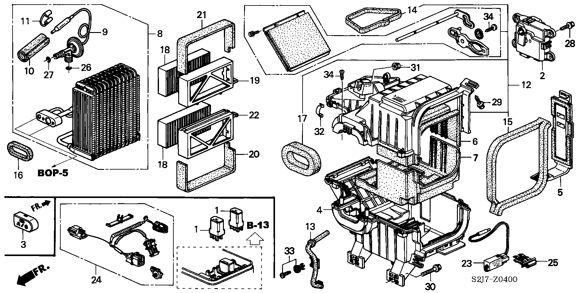 Honda 80292S2HG01 - Filtro, aire habitáculo parts5.com