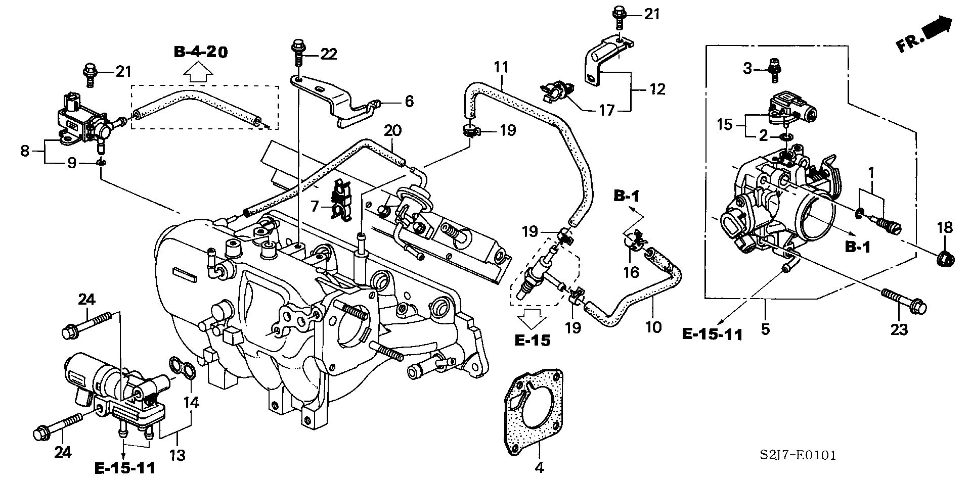 Honda 16176-P2J-004 - Palivový filtr parts5.com