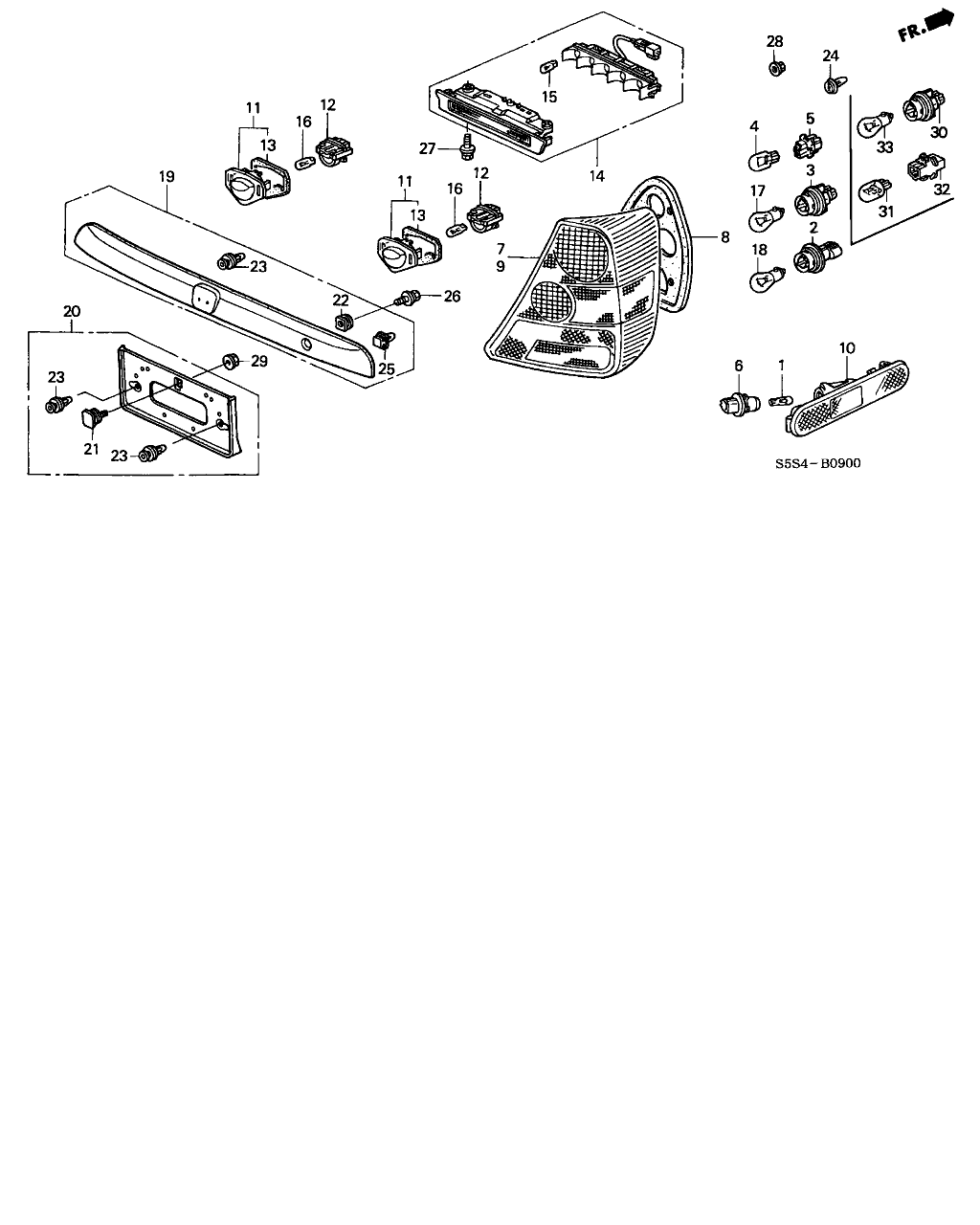 Honda 34901-S6D-G01HE - Bulb, instrument lighting parts5.com