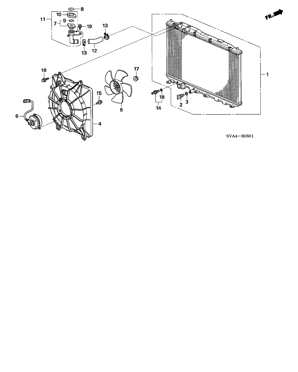 ACURA 19045-RAA-003 - Tapa, radiador parts5.com