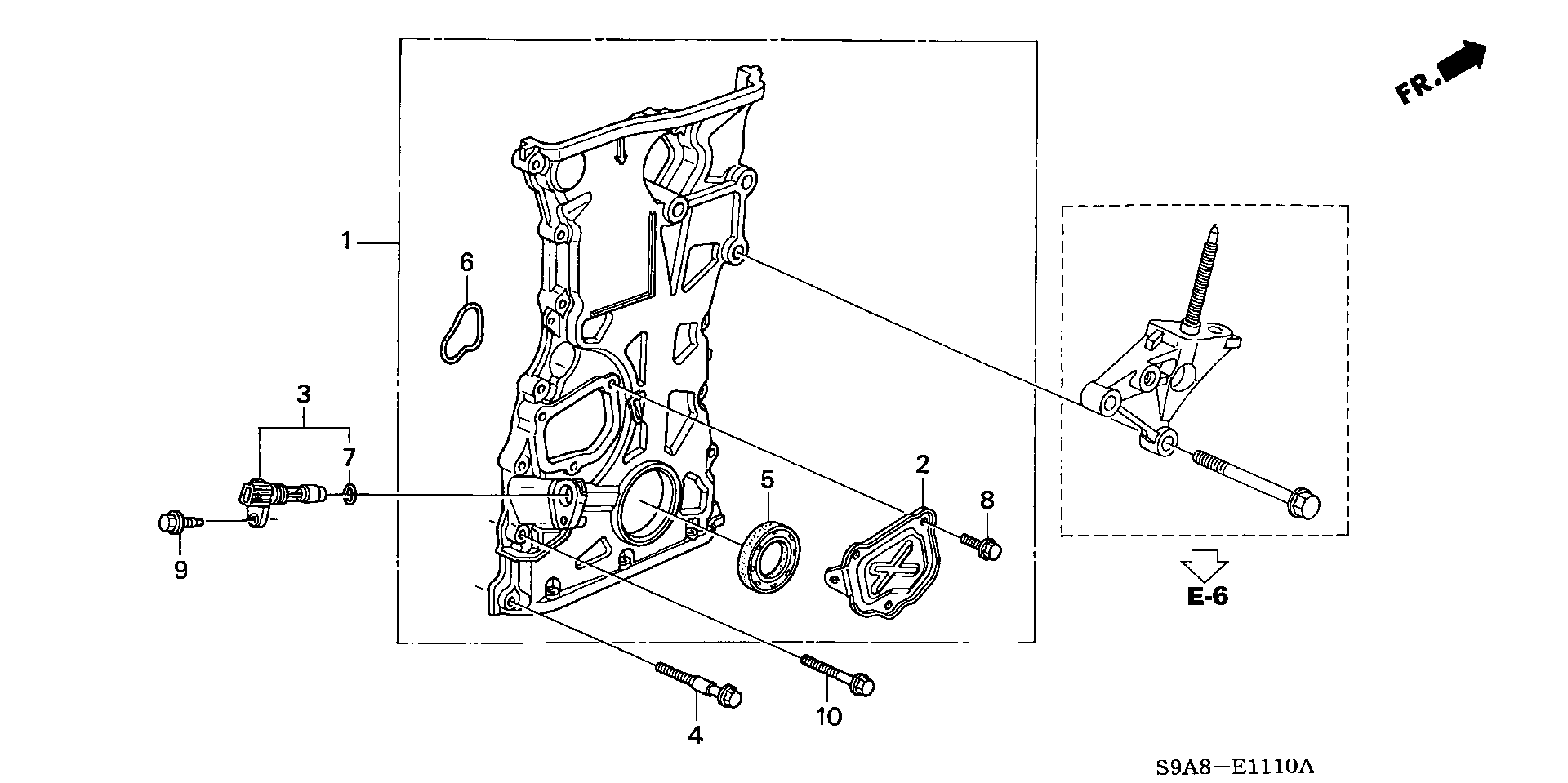 Honda 91212-PNC-004 - Anillo retén, cigüeñal parts5.com