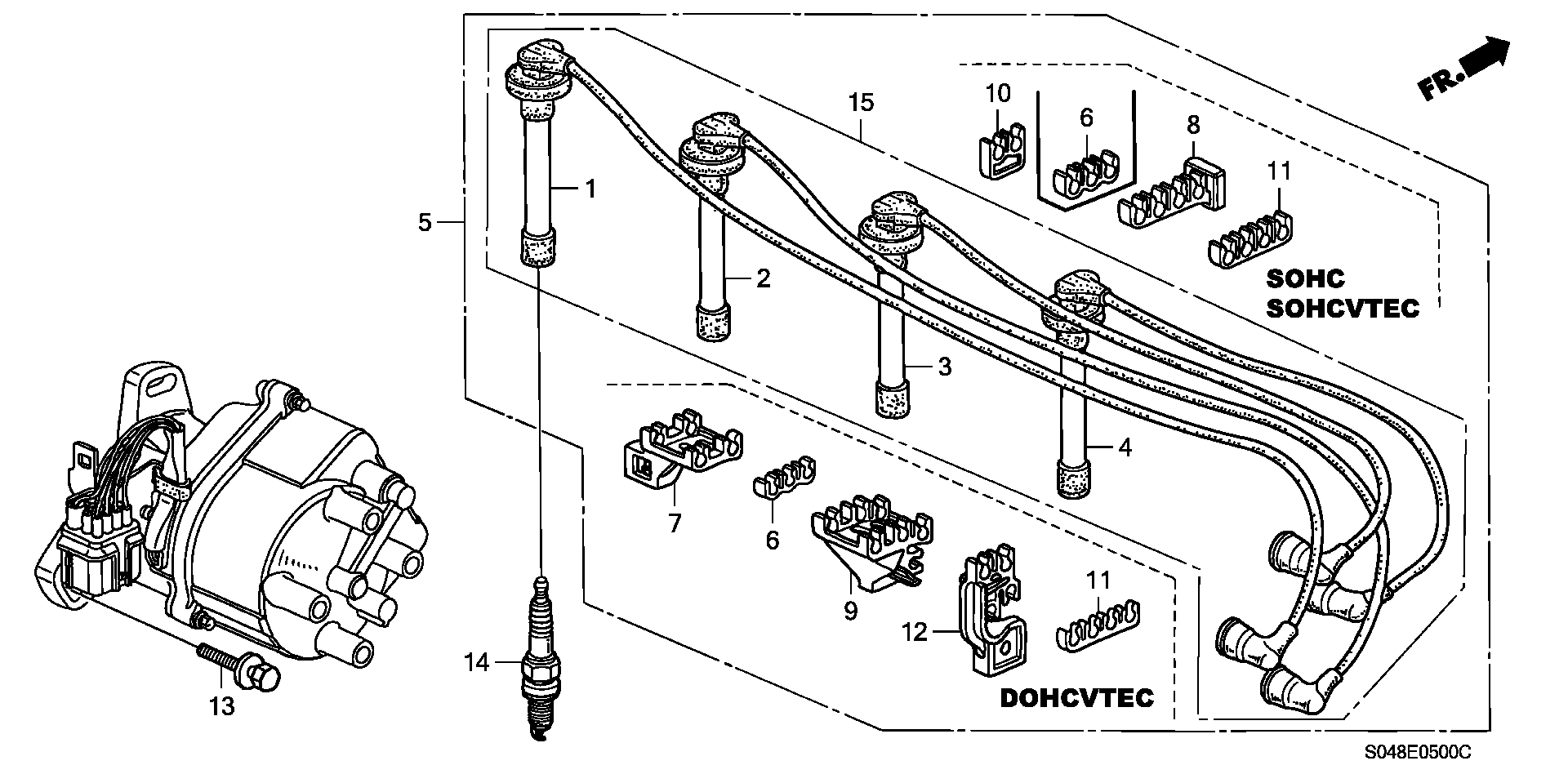 Honda 98079-5514E - Gyújtógyertya parts5.com