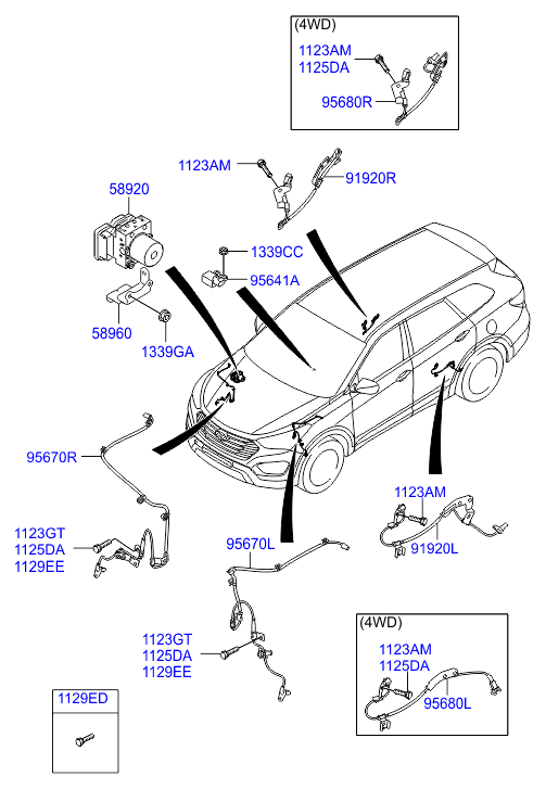 KIA 956702W000 - Senzor,turatie roata parts5.com