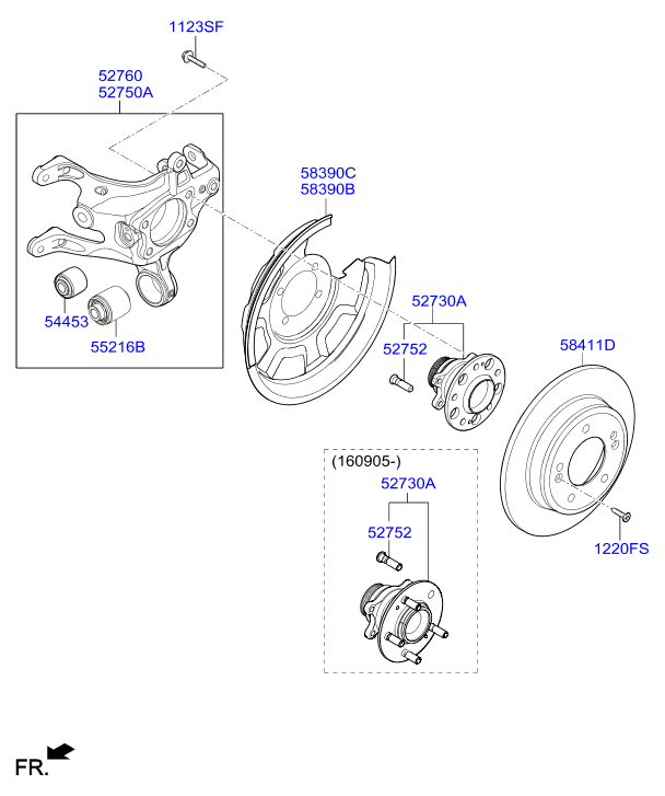 Hyundai 58411-A6300 - Disc frana parts5.com