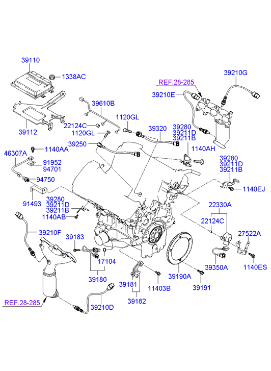 Hyundai 39210-37543 - Lambdasonde parts5.com