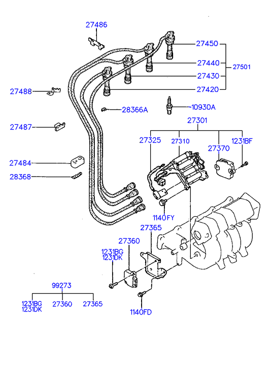 Hyundai 18812-11061 - Bougie d'allumage parts5.com