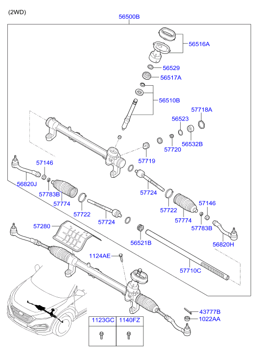 KIA 56820D7000 - Ακρόμπαρο parts5.com