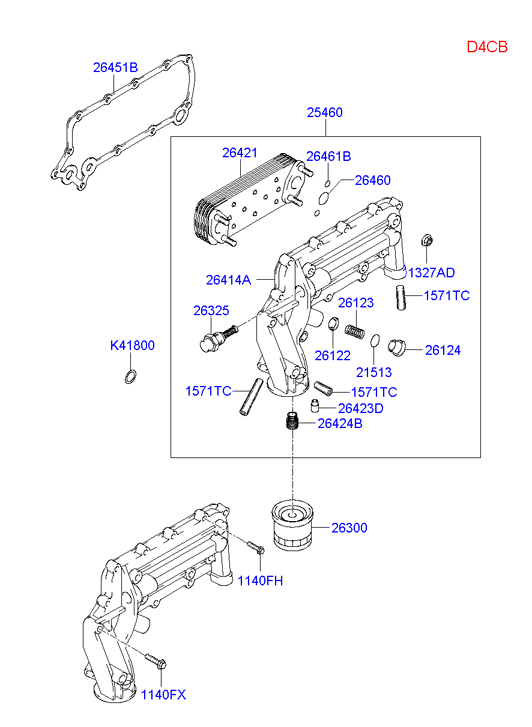 Hyundai 264514A200 - Gasket, oil sump parts5.com