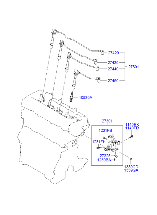 Hyundai 18826-11101 - Gyújtógyertya parts5.com