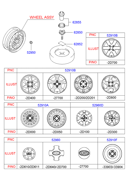 Hyundai 5295024000 - Matice kola parts5.com