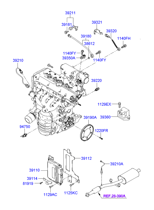 Hyundai 39210-26700 - Αισθητήρας λάμδα parts5.com