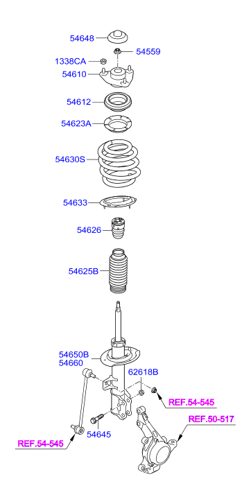 KIA 54661-2Y360 - Amortizor parts5.com