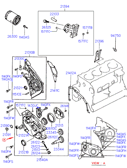 KIA 26300 42040 - Ölfilter parts5.com