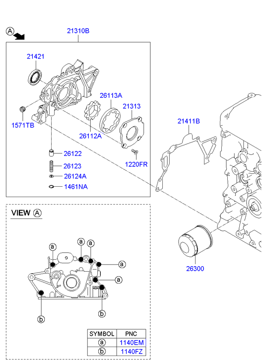 MAZDA 2630002750 - Ölfilter parts5.com