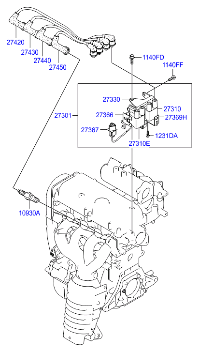 KIA 18823-11101 - Svećica za paljenje parts5.com