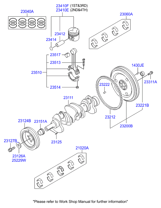 Buessing 23124-42032 - Fulie curea, arbore cotit parts5.com