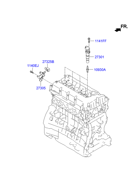 KIA 18845-11160 - Bujii parts5.com