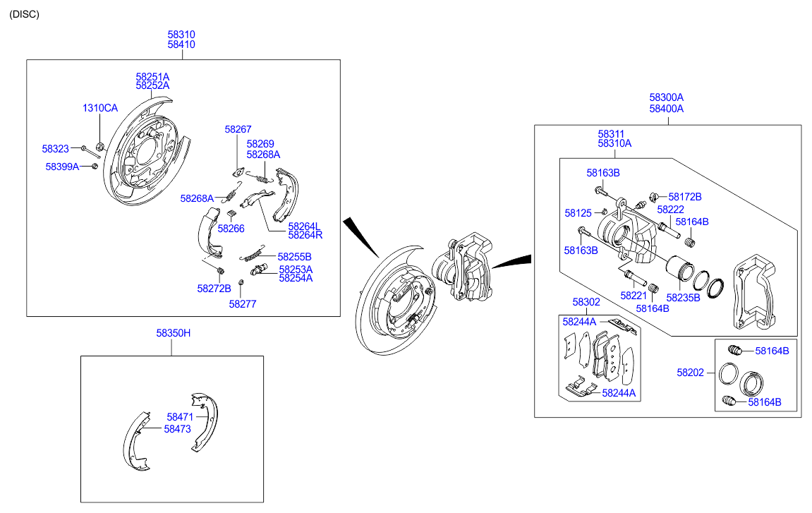 HAWTAI 5830226A00 - Set placute frana,frana disc parts5.com