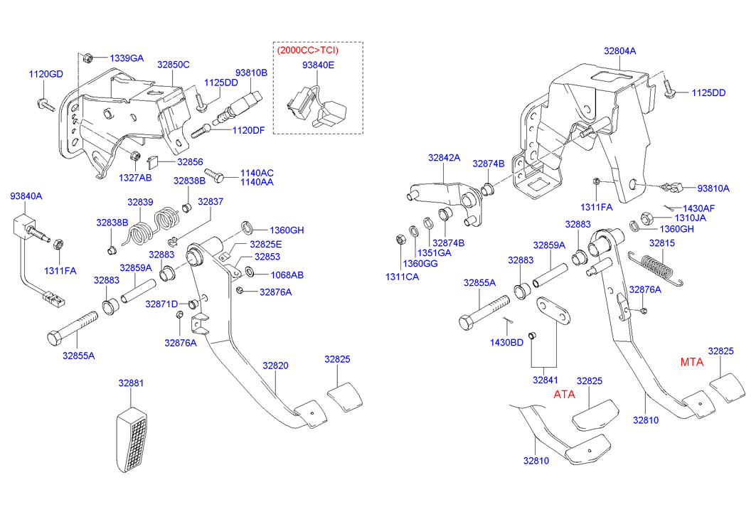 KIA 93810 22100 - Comutator, actionare ambreiaj (Tempomat) parts5.com