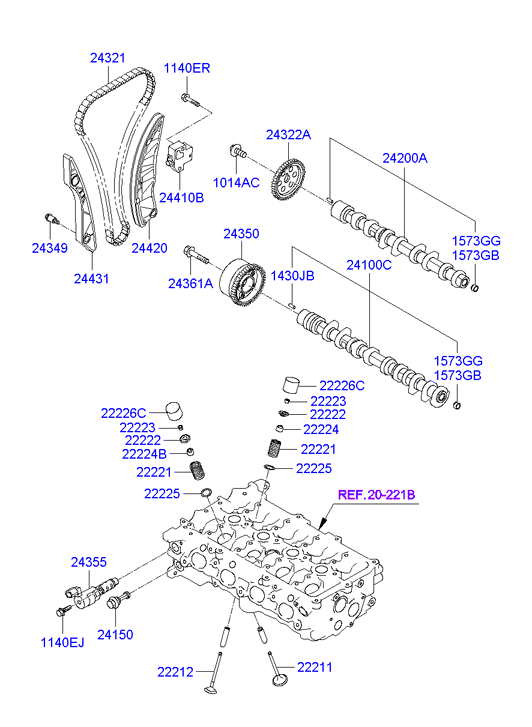 Hyundai 24350-2B000 - Regulator ax cu came parts5.com