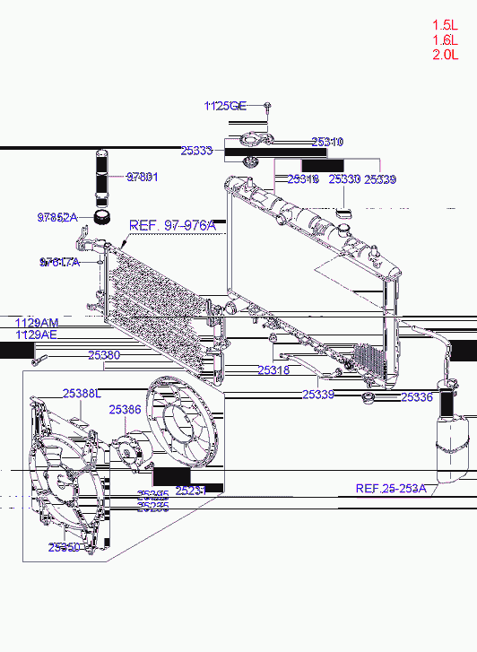 Hyundai 253302D090 - Uzavírací víčko, chladič parts5.com