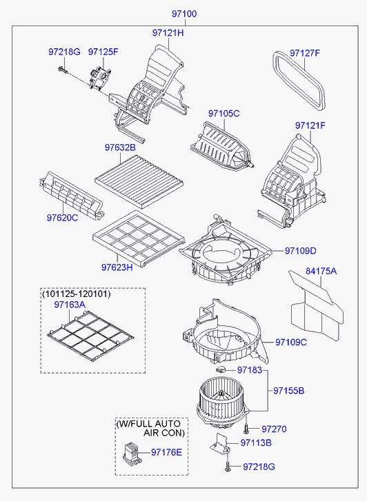 KIA (DYK) 971330C000 - Filter,salongiõhk parts5.com