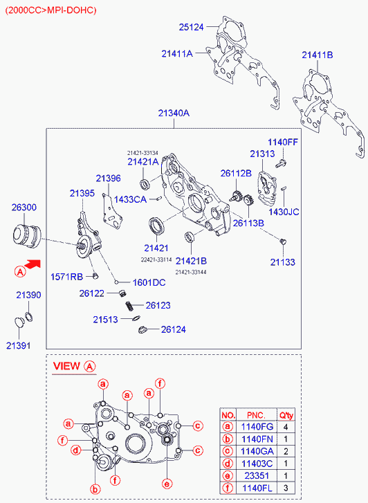 KIA 2630035501 - Yağ filtresi parts5.com