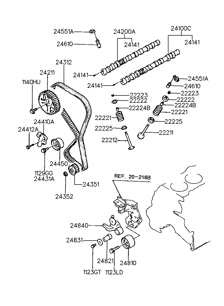 Mitsubishi 2445033020 - Pingutusrull,Hammasrihm parts5.com