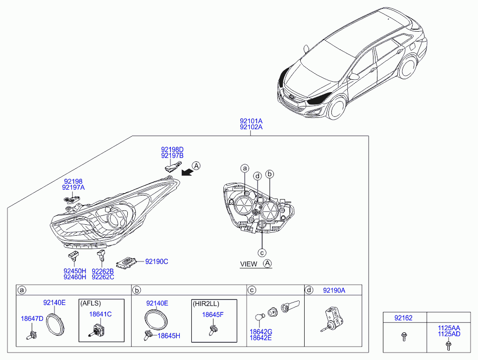 KIA 18647-55007-L - Bulb, fog light parts5.com