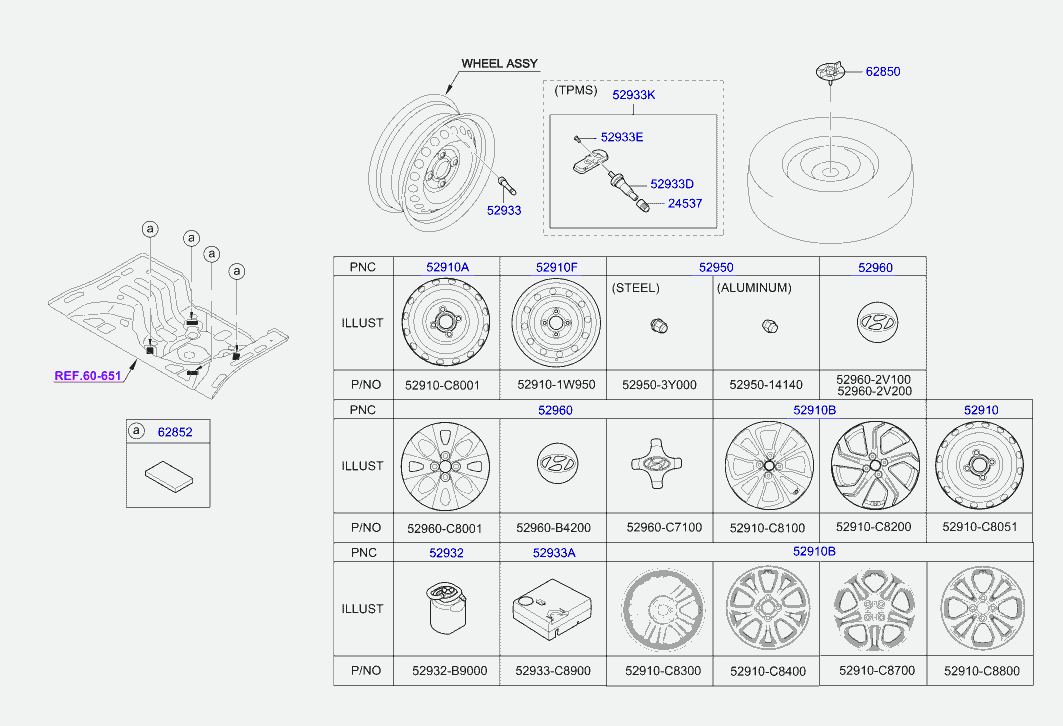 KIA 52933C1100 - Wheel Sensor, tyre pressure control system parts5.com