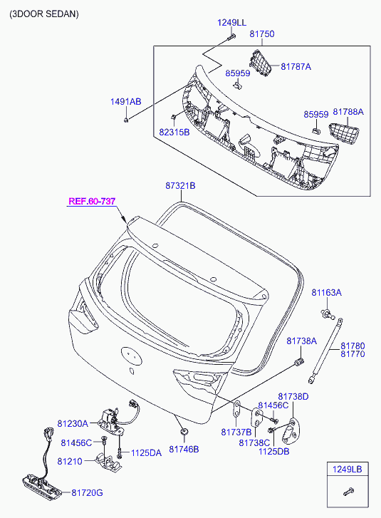 Hyundai 81770-C8010 - Amortizor portbagaj parts5.com