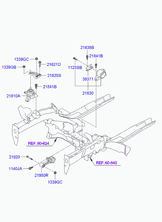 KIA 1339610007K - Nut, exhaust manifold parts5.com