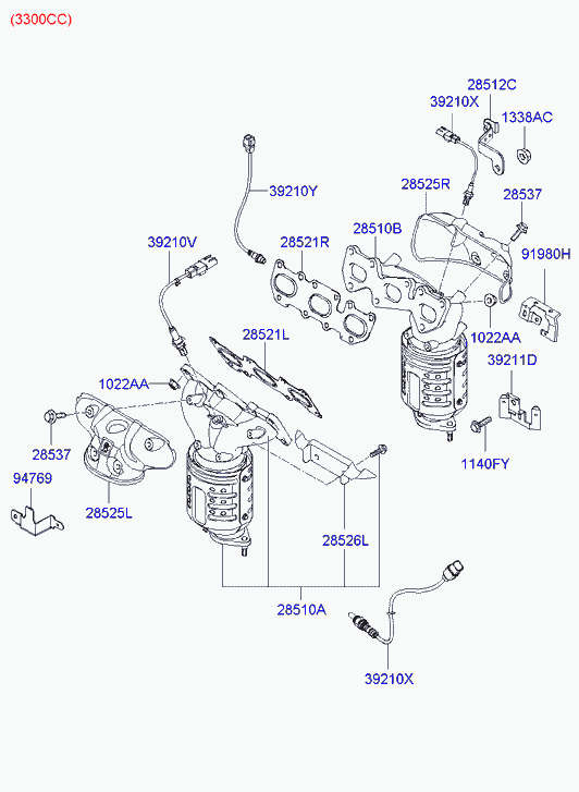 KIA 39210-3C400 - Lamda-sonda parts5.com