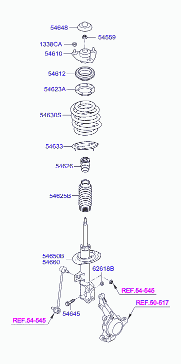 Hyundai 54661-2Y350 - Amortizor parts5.com