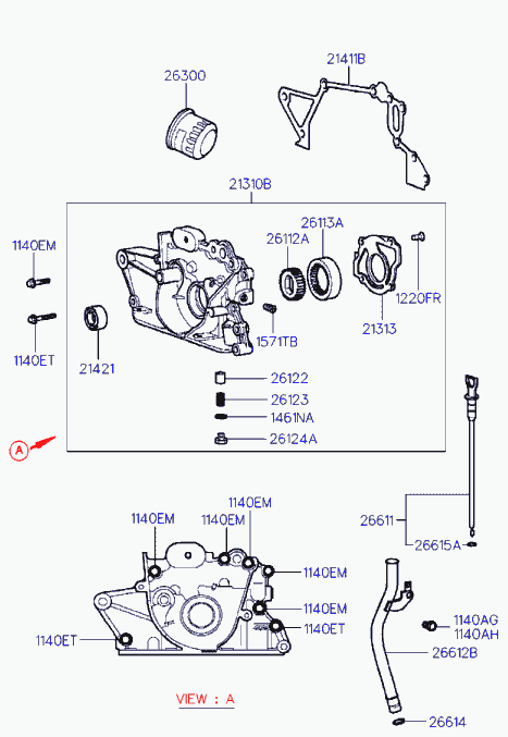 Hyundai 26300-02500 - Öljynsuodatin parts5.com