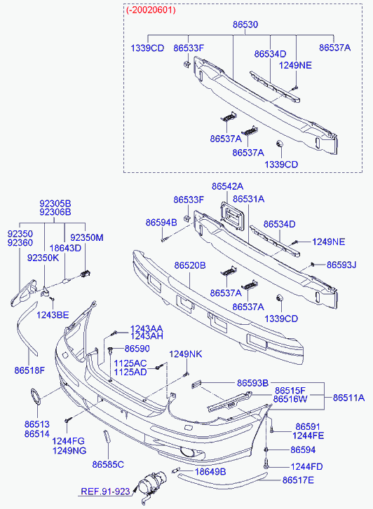 Hyundai 18643-05009 - Bulb, auxiliary stop light parts5.com