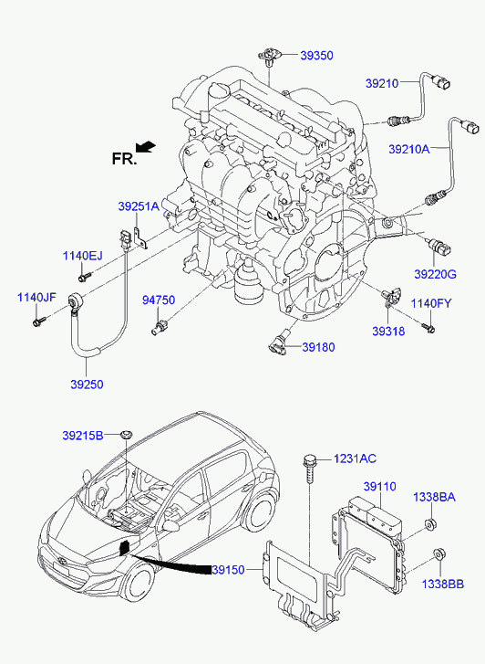 KIA 39210 03020 - Sonda Lambda parts5.com